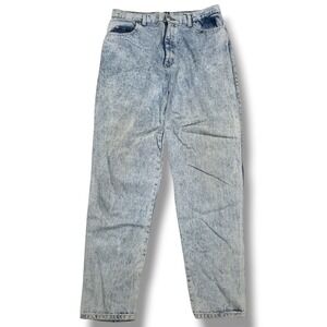 Sasson Vintage Size 17 / 18 ( 32 x 29 ) Jeans‎ Acid Wash Tapered Leg